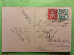 Deutsches Reich Allemagne,Yv 350,Adler + 365,Rheinland O COCHEM,Postkarte Burg / Mosel,Stempel 258,1925 > Antwerpen - Lettres & Documents