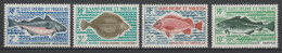 1972 - SPM - SERIE COMPLETE POISSONS YVERT N° 421/424 * MLH - COTE = 36 EUR. - Nuevos