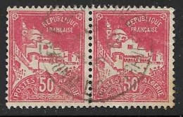 Yvert 79A 50 C Rouge - O - Paire - Used Stamps