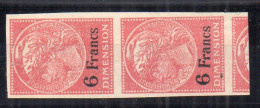 !!! FISCAL, DIMENSION PAIRE DU N°77a NEUF** SIGNE CALVES - Stamps