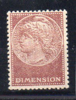 !!! FISCAL, DIMENSION N°80a ** SIGNE CALVES - Timbres