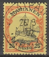 Marianen   .    Michel   .   11      .     O     .      Gestempelt - Isole Marianne