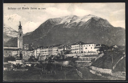 Cartolina Belluno, Panorama Col Monte Serva  - Belluno