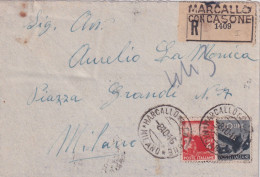 1946 Raccomandata Affrancata Con 10 E 4 Lire Democratica - Storia Postale