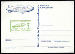 Postkarte Österreichischer Flugpostsammlerverein - Vor 60 Jahren Danzig - Fahrt LZ 127 - Lettres & Documents