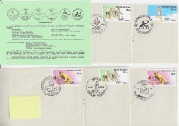 (34) Jeux Olympiques 28-5-1988 Timbre N° 2285/87 - Otros & Sin Clasificación