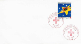 3122a  Premier Jour  Croix Rouge  Fête De Fin D'année Ourson Sur Une étoile Paris 6 Novembre 1997 - 1990-1999