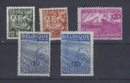 Belgie - Belgique S42/46 - Plakker - Charnière - Mint