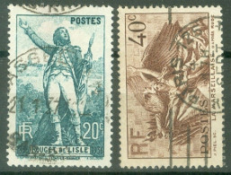 France Yv 314/315 Ob TB  - Oblitérés