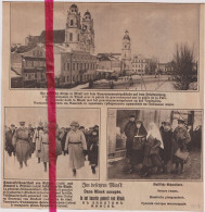 Oorlog Guerre 14/18 - Bezet Minsk Occupé  - Orig. Knipsel Coupure Tijdschrift Magazine - 1918 - Non Classificati