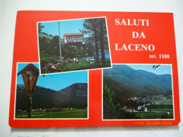 Cartolina Viaggiata "SALUTI DA LACENO" Vedutine 1989 - Avellino