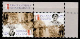 POLAND 2023  GENERAL W.ANDERS Tete Beche MNH - Ungebraucht