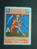 Wohltätigkeitsmarke Bekämpfung Der Tuberkulose Bayer. Blumentag Nürnberg 1913 - Vignetten (Erinnophilie)