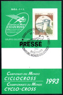 CYCLING - ITALIA AZZANO DECIMO (PN) 1993 - CAMPIONATI DEL MONDO CICLOCROSS DILETTANTI - CORVA - PASS UCI-FCI PRESS - A - Cyclisme