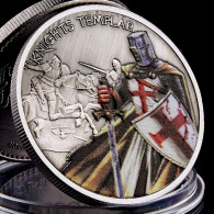 Pièce Médaille NEUVE - Les Templiers Chevaliers (Ref 5A) - Other & Unclassified