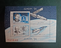 RUMANÍA EUROPA CEPT 1994 Yv BF 235 MNH - Blocks & Kleinbögen