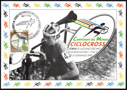 CYCLING - ITALIA AZZANO DECIMO 30.1.1993 - CAMPIONATO DEL MONDO DI CICLOCROSS DILETTANTI - CARTOLINA UFFICIALE - A - Cycling