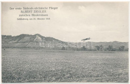 Sighisoara 1913 - The First Transylvanian Saxon Pilot During His Flight Over Sighisoara - Roumanie