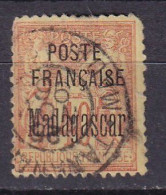 MADAGASCAR - 40 C. POSTE FRANCAISE  - Used Stamps