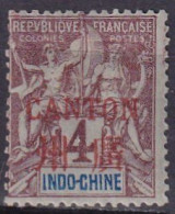 CANTON - 4 C. Groupe - Unused Stamps
