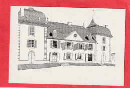 CPM . CHATEAU DE ROCHE-SUR-LOUE . ARC-ET-SENANS . REPRODUCTION D'UN DESSIN PAR L'ABBE GARNERET  .  CARTE NON ECRITE - Sonstige & Ohne Zuordnung