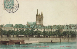 FRANCE - Angers - Vue Sur Les Bords De La Maine - Quai National - Colorisé - Barques - Carte Postale Ancienne - Angers