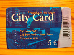 Prepaid Phonecard Luxembourg, City Card - Lussemburgo