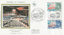 CE 77 78  Premier Jour Conseil De L'Europe Strasbourg 67 Bas Rhin  19 Novembre 1983 - 1980-1989