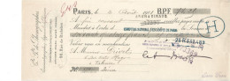 Traite 1901 / 75001 PARIS / Cie Des Phonographes, Cinématographes & Appareils De Précision - Letras De Cambio