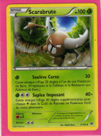 Carte Pokemon Francaise 2015 Xy Impulsion Turbo 3/162 Scarabrute 100pv Neuve - XY