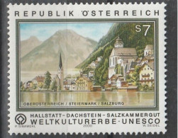 D 1757) Österrreich 2000 Mi# 2326 **: Weltkulturerbe Hallstatt, Dachstein Salzkammergut Steiermark - Nuevos