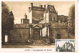 30   UZES VUE GENERALE DU DUCHE - Uzès