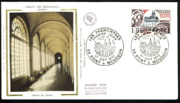 FDC/France/Année 1977 - N°1947 : Abbaye Des Prémontrés Pont à Mousson - 1970-1979