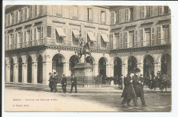 Paris La Statue De Jeanne D'Arc Rue Des Pyramides   1905    N° - District 02