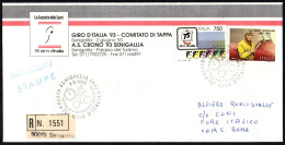 CYCLING - ITALIA SENIGALLIA (AN) 1993 - 76° GIRO D'ITALIA - 10^ TAPPA A CRONOMETRO INDIVIDUALE - RACCOMANDATA - A - Cycling