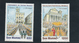 D 1755) San Marino 1998 Mi# 1774-75 **: EUROPA Feste - Amtseinsetzung, Marinus - Nuevos