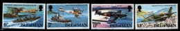 Isle Of Man 1978 Yvert 115-118, Planes, 60th Anniversary Of The Royal Air Force - MNH - Isle Of Man