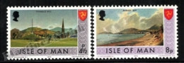 Isle Of Man 1975 Yvert 41-42, Definitive Set, Isles Of Man Landscapes - MNH - Isle Of Man