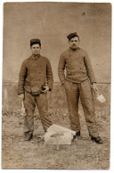 CPh - Soldats En Tenue De Travail De Maçon - Uniformes