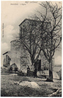 CPA 42 - PRALONG (Loire) - L'Eglise ATTELAGE DE CHIEN,  Marchand De Café Ambulant Debray - Ed. Piat (animée) - Sonstige & Ohne Zuordnung