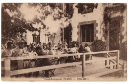 CPA 29 - BEG MEIL (Finistère) - Hôtel-Restaurant PERRU (animée) - Beg Meil