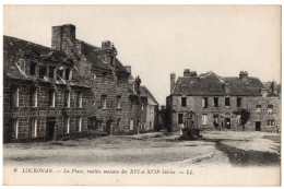 CPA 29 - LOCRONAN (Finistère) - 6. La Place, Vieilles Maisons Des XVIe Et XVIIe Siècles - LL - Locronan