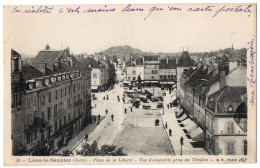 CPA 39 - LONS LE SAUNIER (Jura) - 50. Place De La Liberté. Vue D'ensemble Prise Du Théâtre - Lons Le Saunier