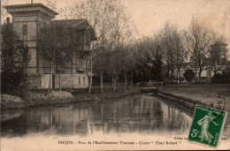 N°1068 W -cpa Saujon -parc De L'établissement Thermal- Chalet "cheu Robert" - Saujon