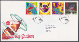 GB Great Britain 1995 FDC Science Fiction, Space, Art, Literature, Cinema, Pictorial Postmark, First Day Cover - Brieven En Documenten