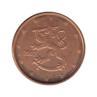 FI00107.1 - FINLANDE - 1 Cent - 2007 - Finlandia