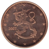 FI00507.1 - FINLANDE - 5 Cents - 2007 - Finlandia