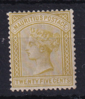 Mauritius: 1883/94   QV   SG110     25c      MH - Maurice (...-1967)