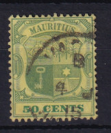 Mauritius: 1900/05   Badge    SG152     50c    Used - Maurice (...-1967)