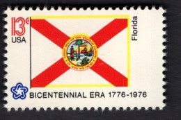 206112144 1976 SCOTT 1659 (XX) POSTFRIS MINT NEVER HINGED  - American Bicentennial FLAG OF FLORIDA - Nuovi